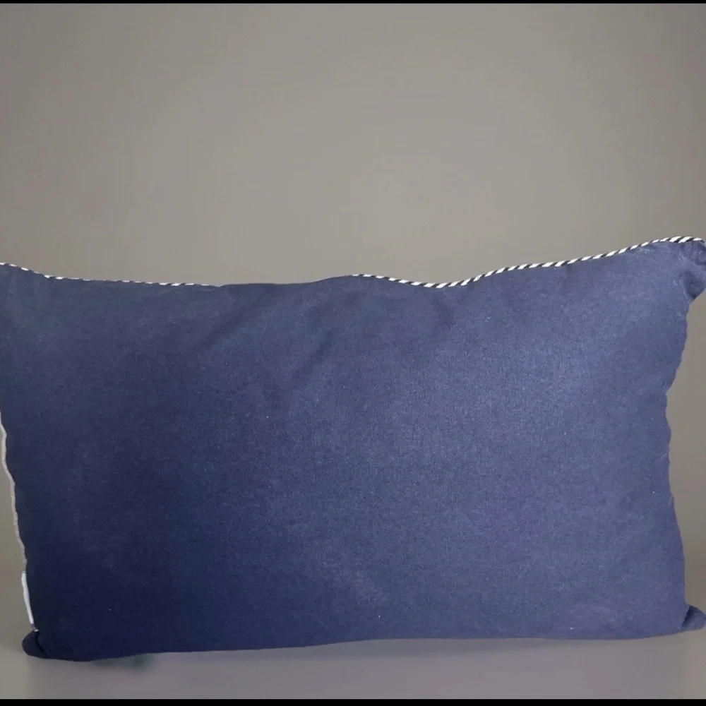 HAPPY HANUKKAH Countdown Pillow By STOREHOUSE 12x21” Menorah Dreidel Star David